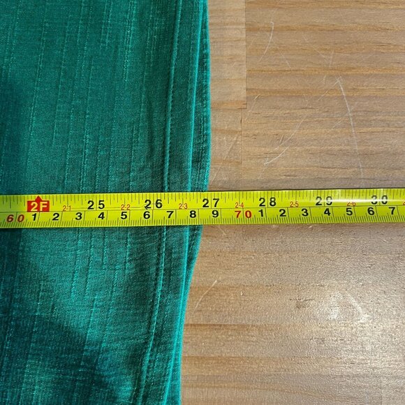 Max Studio Womens Plus Flutter Sleeve Woven Blouse Top Sz 2X in Green - Picture 9 of 9